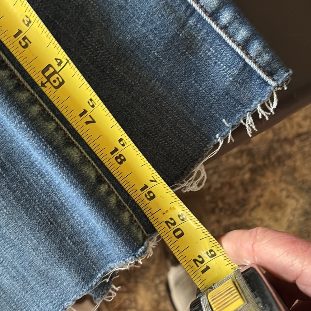 Judy Blue skinny frayed hem jeans size 16w - Picture 4 of 5